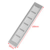Vents Perforated Sheet Aluminum Alloy Air Vent Perforated Sheet Web Plate Ventilation Grille Vents Perforated Sheet