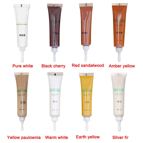Wooden furniture touch up tool set marker pen cream wax scratch filler remover repair polymer resin wood productsLAD-sale
