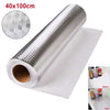 Kitchen Wallpaper Wall Stove Aluminum Foil Oil-proof Stickers Anti-fouling High-temperature Self-adhesive Croppable Wall Sticker